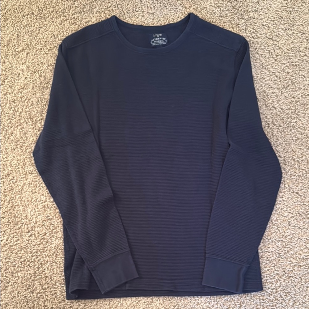 J. Crew Men's Navy Long Sleeve Shirt